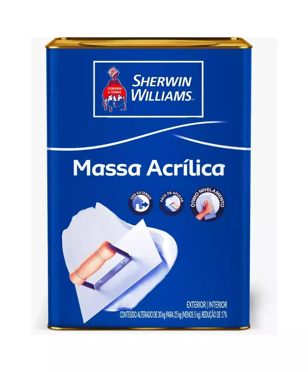 Massa Acrílica 25 Kg