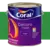 Lata de pintura acrílica mate premium Coral de 3.2L en color isla de esmeralda.