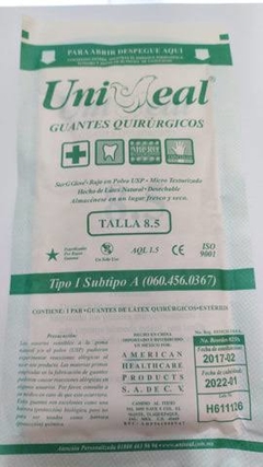 Guante Esteril de Latex para Exploracion 100pzs - comprar en línea