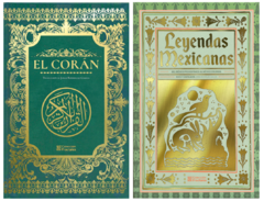 El Corán de Muhammad y Leyendas Mexicanas Fractales Pasta Dura
