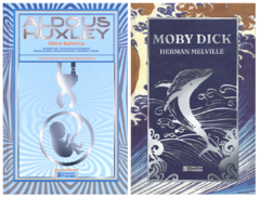 Aldous Huxley Obra Selecta y Moby Dick de Herman Melville Fractales Pasta Dura