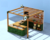 Kit Pergola Alluss 3x3 mt para Madera 3x3” APOYO EN PARED cochera - comprar online