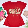 T-Shirt Blusa Feminina Estampa Animal Print Manga Curta