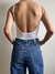 Body vintage branco (P) - comprar online