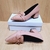 Sapato Scarpin nude com croco salto bloco - comprar online