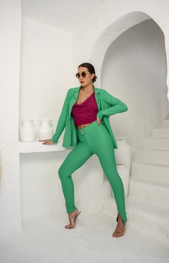 MAXI BLAZER MONIQUE - VERDE - Miss Pink