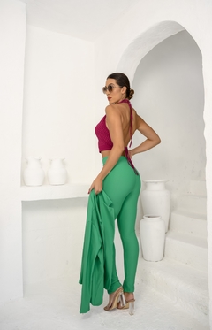 CROPPED FRENTE ÚNICA NAKED YASMIN - FUCSIA - Miss Pink