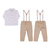 Conjunto Masculino Camisa Manga Longa e Calça de Sarja Color com Suspensório Paraiso 14665 - Loja Amo Paraiso