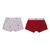 Kit Cueca Vermelho E Branco Paraiso 14095