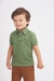 Conjunto Kids 1 Verão Masculino Com Camiseta Polo e Shorts Paraiso