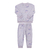 Conjunto Pijama Inverno Blusa e Calça em Pelo Estampado Lavanda Le Bhua na internet