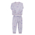 Conjunto Pijama Inverno Blusa e Calça em Pelo Estampado Lavanda Le Bhua - comprar online
