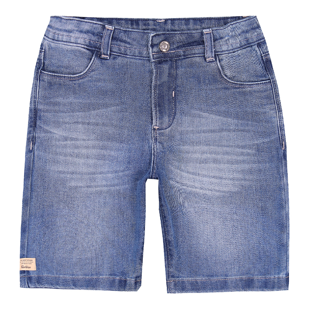 Shorts Masculino Jeans com Cós Regulável Paraiso