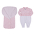 Saída Maternidade Feminino Plush Tecido Trabalhado com Saco de Dormir Trabalhado Paraiso 13007 - comprar online