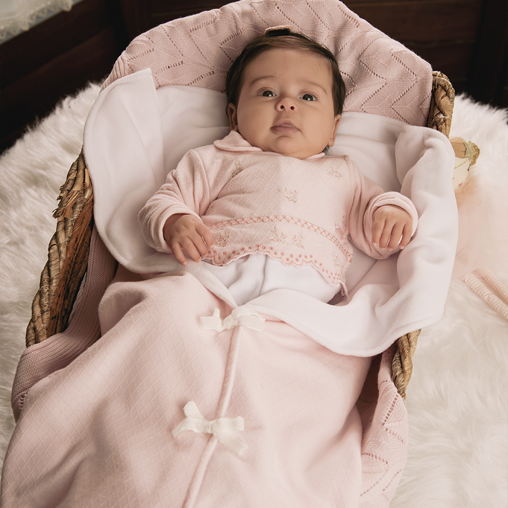 Saída Maternidade para Bebê Personalizado - Plush meninas