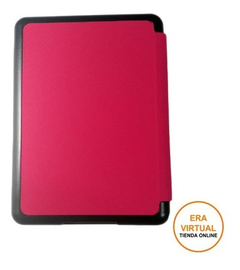 kwmobile Funda compatible con  Kindle Oasis 10.Generation Case -  Soporte + Correa - Corazón cepillado rojo oscuro