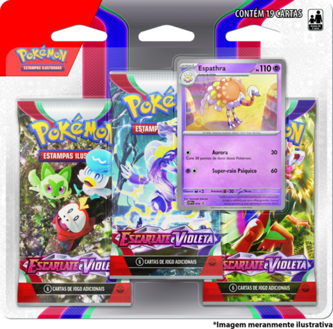Pokémon Blister Quádruplo - Houdstone - Escarlate e Violeta