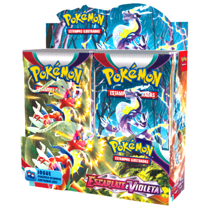 Box de Cartas - Pokémon EI - Paldea - Quaxly - Copag