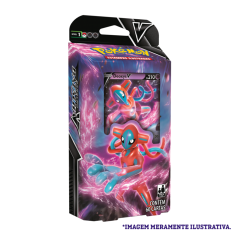 Baralho Batalha de Liga Mew VMAX Box Pokémon COPAG