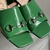 Sandália Gucci Verde Horsebit - loja online