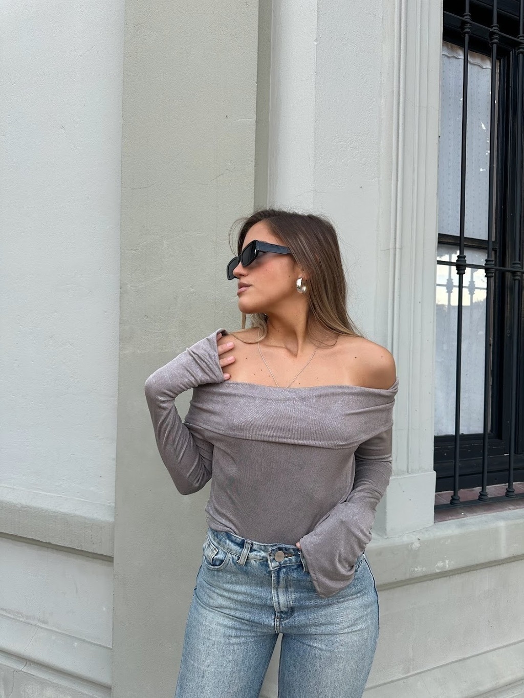Remera cuello bote manga larga Comprar en Artemisa