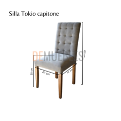 Silla Lateral Tokio Panel Costura - comprar online