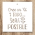 Stencil Frase Cree en ti sera posible 20x20cm