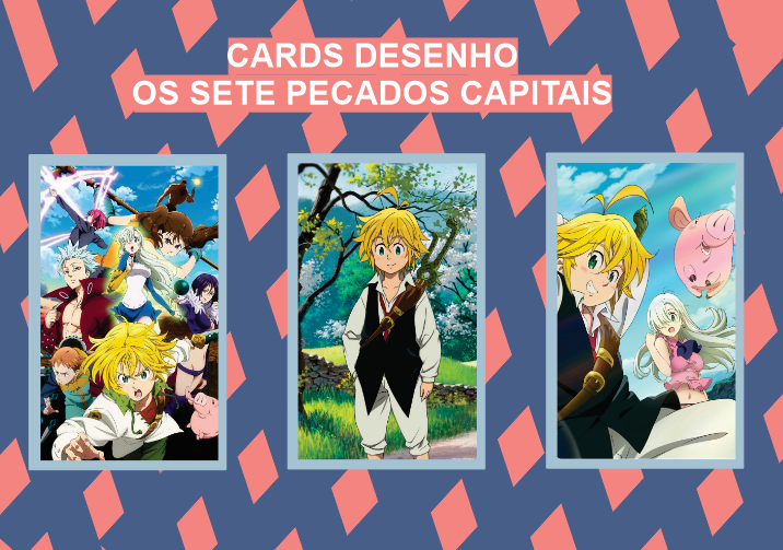 24 CARDS OS SETE PECADOS CAPITAIS - Gráfica Noslhama