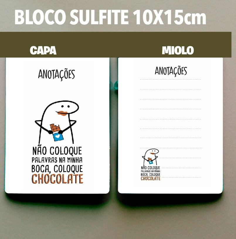 BLOCO FLORK DIVERSOS 10x15 Capa Dura