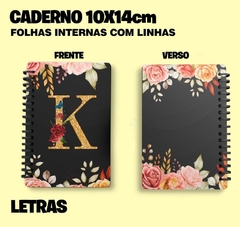 CADERNO CAPA DURA LETRAS - comprar online