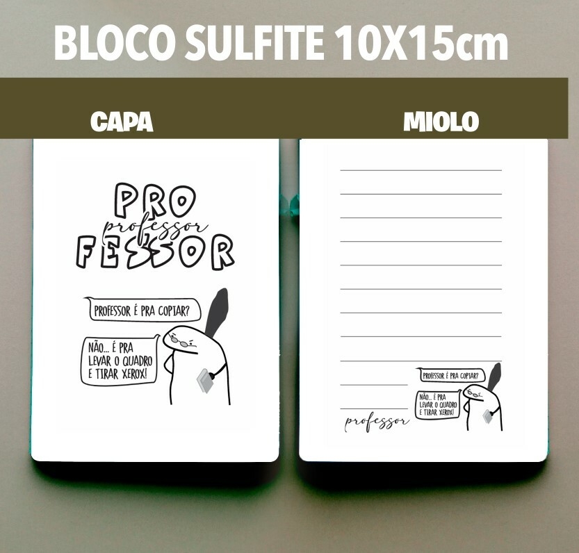 BLOCO FLORK DIVERSOS 10x15 Capa Dura