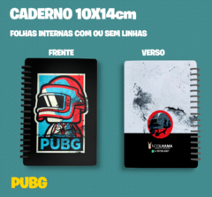 Cadernos 10x14cm Capa Dura / Animais / Pubg - Gráfica Noslhama