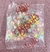Conta Plástica Decorada - 50g - Flor Transparente Miolo Colorido Leitoso