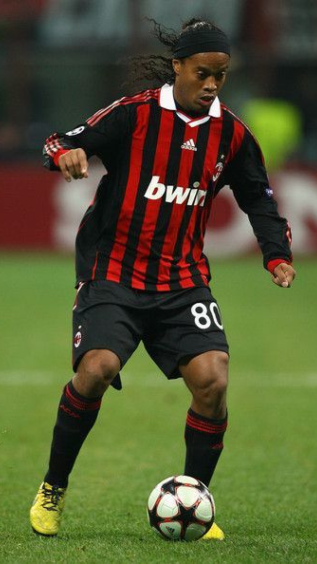 Camiseta Retro Milan 80 Ronaldinho 2009 ML Borussia