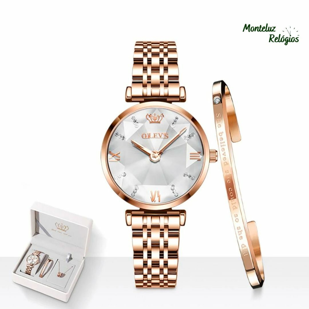 Relógio Feminino Monteluz Prestige