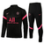 Conjunto TrackSuit De Treino De Futebol Paris - Black & Pink