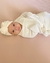 Swaddle (cueiro) + Turbante Off White - Clementinas