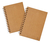 Cuaderno Kraft Eco A5 (21x15) 80 Hojas Pack X2 Tapa Flexible