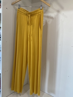 Calça Pantalona amarela - comprar online