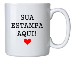 Caneca Cerâmica Tradicional 325ml - Personalize