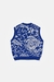 Pattern Tricot Vest Blue Carnan - comprar online