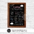 Chalkboard Chuva de Amor - loja online