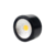 Spot LED Sobrepor Redondo Reflex 5w 3000K Branco Quente Bivolt Preto
