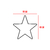 Estrela Natalina LED 55cm 3000K Branco Quente Armação Ferro 127V na internet
