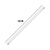 Lâmpada Tubular LED T8 120cm 18w 4000k Branco Neutro Vidro 1 Lado Branco Leitoso - INFOLED