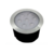 Balizador de Piso LED Redondo Embutir 7w 3000K Branco Quente Bivolt Preto