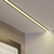 Perfil para LED 24x14mm Embutir Com Aba 2m Alumínio Preto - comprar online