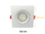 Imagem do Spot LED Embutir Quadrado 5w 3000k Branco Quente Bivolt Branco