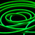 Neon Flex LED Verde 127v Corte 100cm 1 Lado Metro na internet