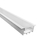 Perfil para LED 50x20mm Embutir Com Aba 2m Alumínio Branco